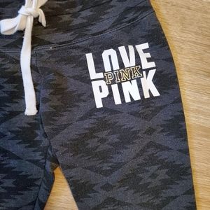 Pink sweat pants